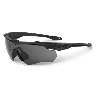 Окуляри захисні балістичні ESS® Crossblade Black Smoke Gray