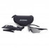 Окуляри захисні балістичні ESS® Crossbow Black - 2 лінзи Clear, Smoke Gray