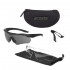 Окуляри захисні балістичні ESS® Crossbow Black - 2 лінзи Clear, Smoke Gray