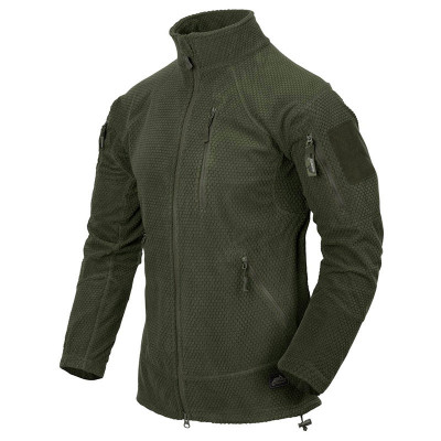Куртка флісова Helikon-Tex® Alpha Tactical Jacket - Grid Fleece Куртка флісова Helikon-Tex® Alpha Tactical Jacket - Grid Fleece